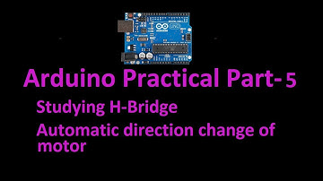 Arduino H-Bridge Direction Change of Motor
