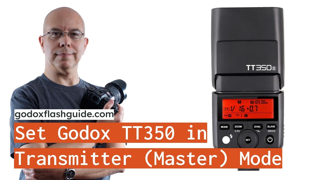Godox TT350 as Transmitter Setup - YouTube