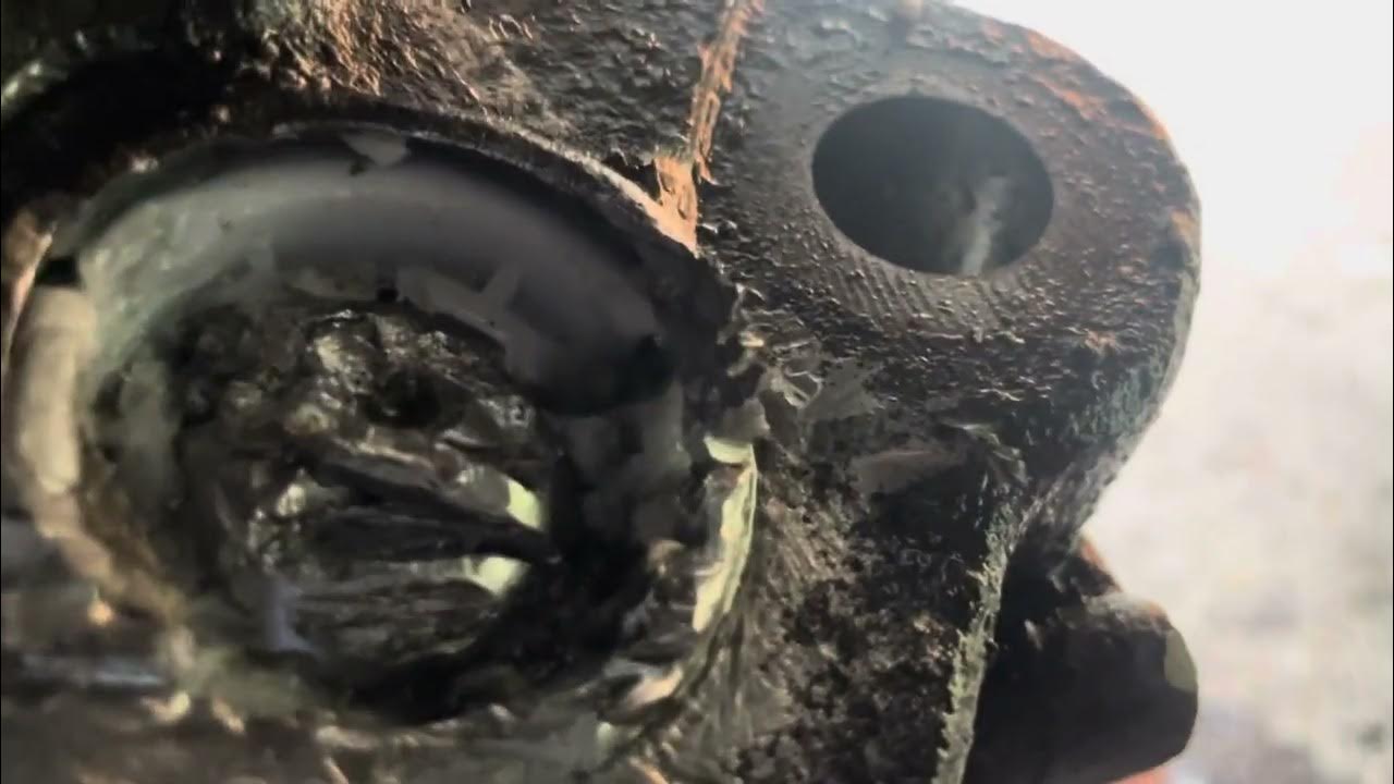 L322 Range Rover front suspension, drivers side completed