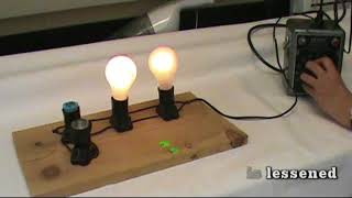 PHY 102 - Ch 18 Demo - Series and Parallel Circuits (large Bulbs)