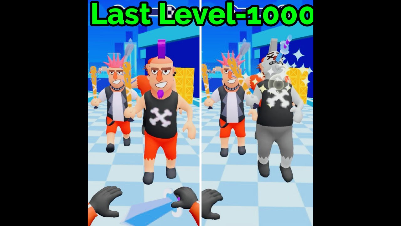 LEVEL-1000 Play.Hit Master 3D:Knife Assassin.Action Game.Android Games.