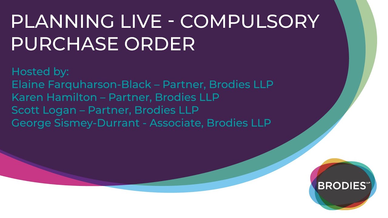 Planning Live - Compulsory Purchase Order