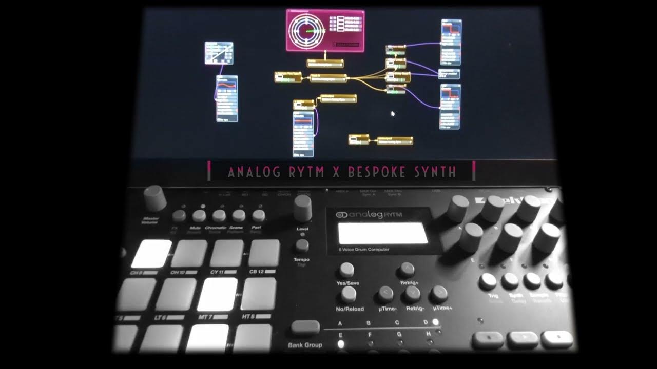 Elektron Analog Rytm x Bespoke Synth for more LFOs. synth YouTube