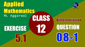 Class 12 Applied Mathematics ML Aggarwal - Differentiation - Ex 5-1 Q8-i Use y^2 = 4ax, verify..