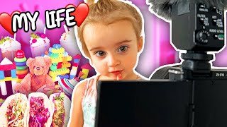 2 YEAR OLD VLOGS FOR THE FIRST TIME