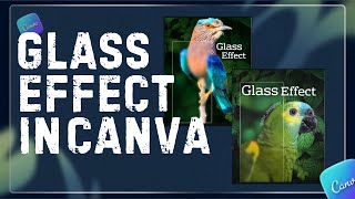 INSANE Canva Glass Effect Tutorial 🔥 | No Photoshop Needed | Create Stunning Glass Look in Minutes!