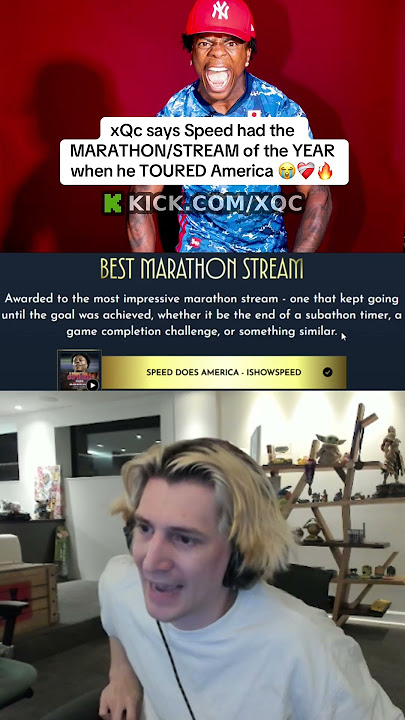 xQc says Speed is the STREAMER of the YEAR ❤️‍🩹🔥 #ishowspeed #xqc #streamerawards