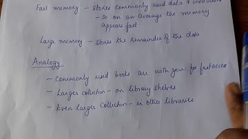 EC 206 Computer Organization Module 5 Memory Hierarchy