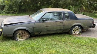 Buick Turbo T Type  WH1. Tow home and First clean out after 20 years sitting