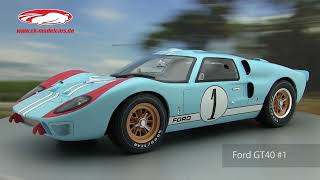CMR 1:12 Ford GT40 #1 2番目 24h LeMans 1966 Miles, Hulme CMR12035