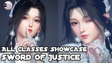All Classes Showcase - Sword of Justice [Justice Online Mobile]