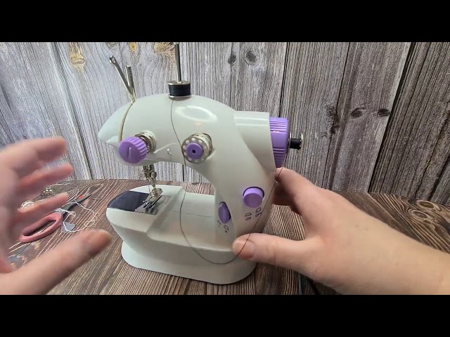 How to Operate a Portable Mini Sewing Machine FHSM 505 - NEX Sewing Machine  