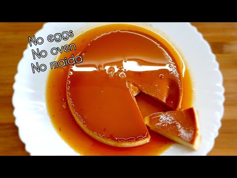 Condensed milk pudding/ eggless caramel pudding |no eggs |no oven |no maida