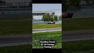 Hamilton Ferrari SF-26 Fiorano Testing