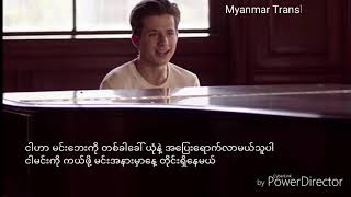 Full One Call Away - Charlie Puth Lyrics #Myanmar #translation Guide