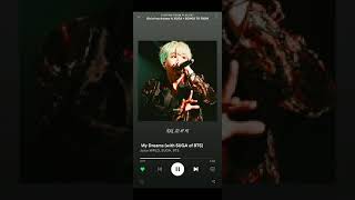 Girl of my dreams| Suga English lyrics video 💜🥰 #bts #방탄소년단 #suga #yoongi ❤like \u0026 Subscribe