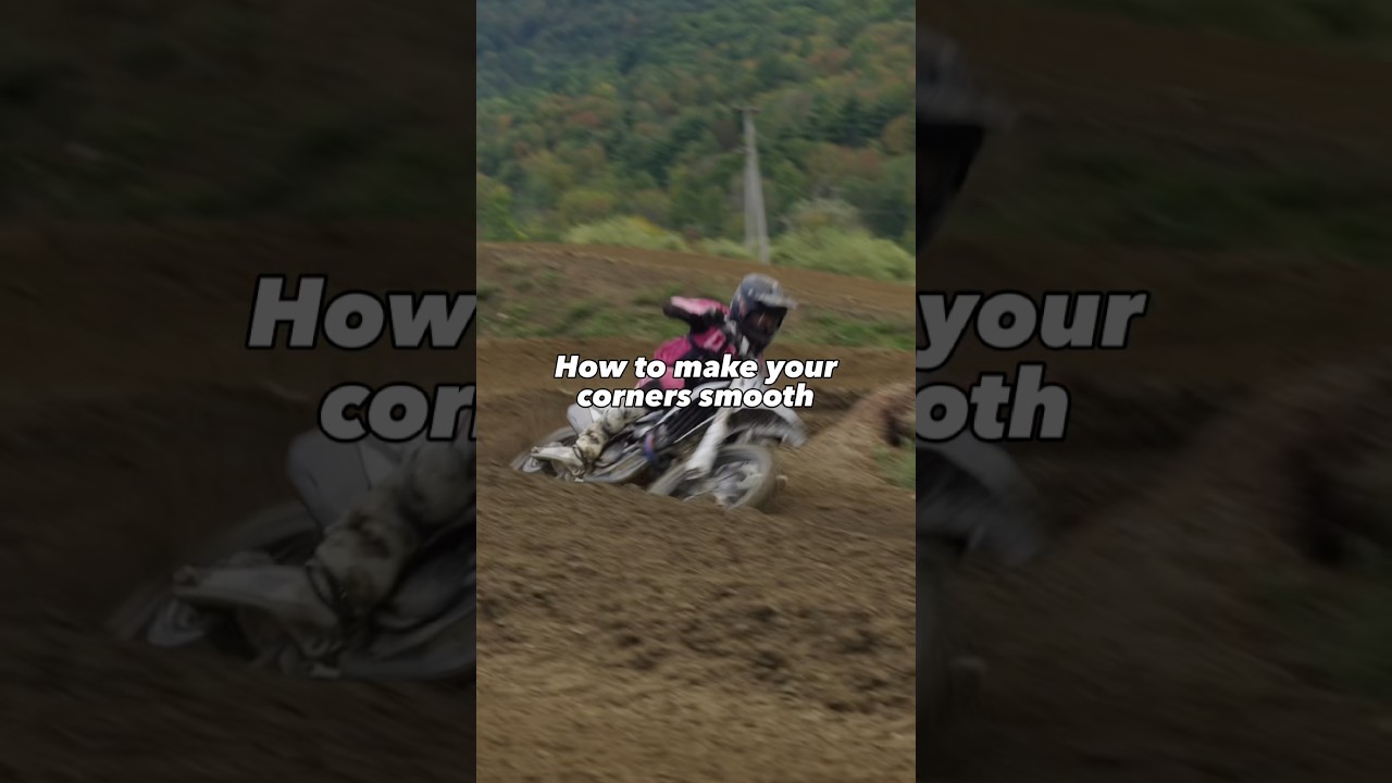 How to make your corners smooth #motocross