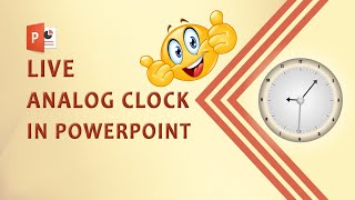 ⏱ Create Live Analog Clock || PowerPoint screenshot 1