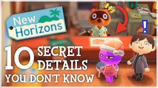 Animal Crossing New Horizons  10 SECRET DETAILS & FEATURES You Don't Know!