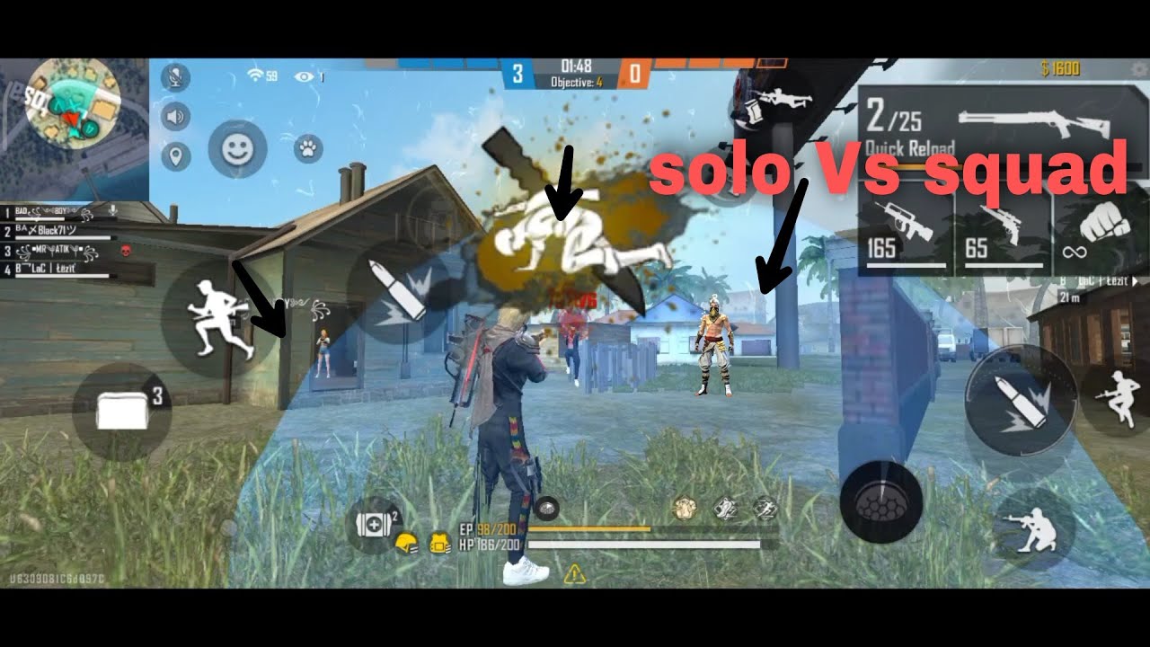 Solo Vs squad game play.op gameplay must watch - YouTube