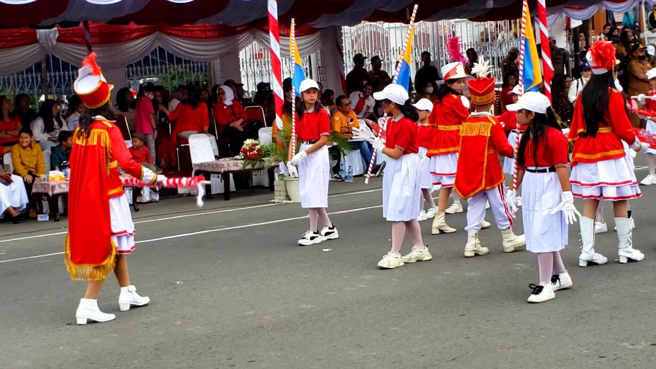 Display Marching Band SD Negeri 7 kabanjahe 2023 - HUT RI 78