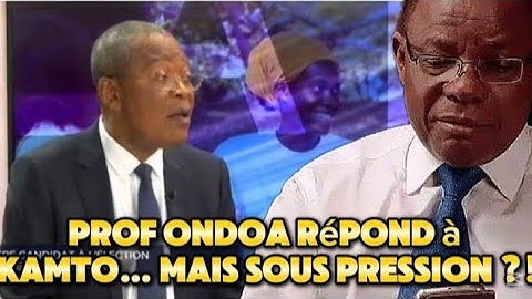 Prof Magloire Ondoa répond à Maurice Kamto sur le mandat impératif et | Malaise en direct !