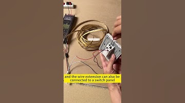 Connection of light strip transformer #light #linearlight #transformers #lightstrip #process