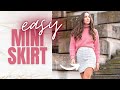 FAST AND EASY SKIRT TUTORIAL! (pattern available) - THISISKACHI DIY