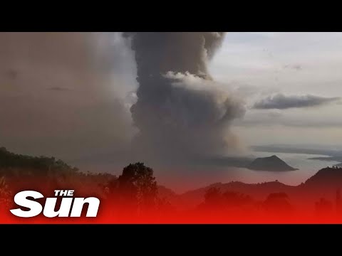 Philippines Taal Volcano Eruption Live Youtube