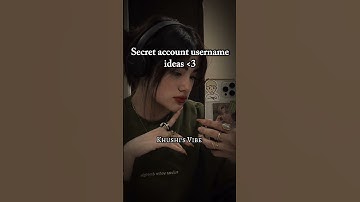 #shorts Secret Account Username Ideas ✨ | That U Can Use | Aesthetic Idea