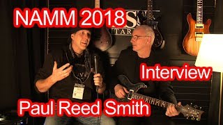 NAMM 2018 Paul Reed Smith interview - talks guitars and how it all started