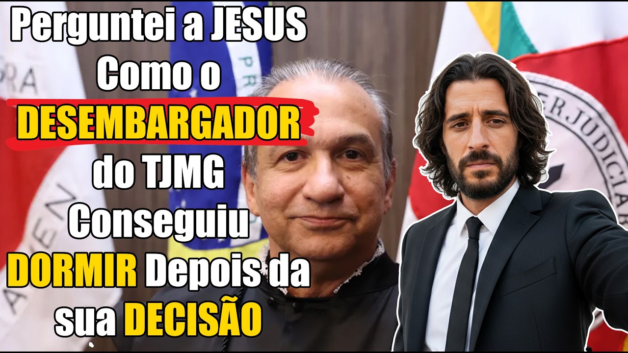 Perguntei a JESUS Como o DESEMBARGADOR do TJMG Conseguiu DORMIR Depois da sua DECISÃO