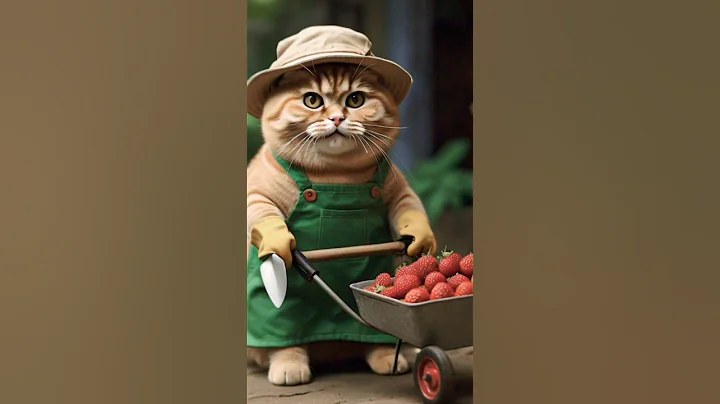 Watch the video about Meet Our Adorable Ginger British Shorthair Gardener#short#cat#ginger#ytshort#viralshorts