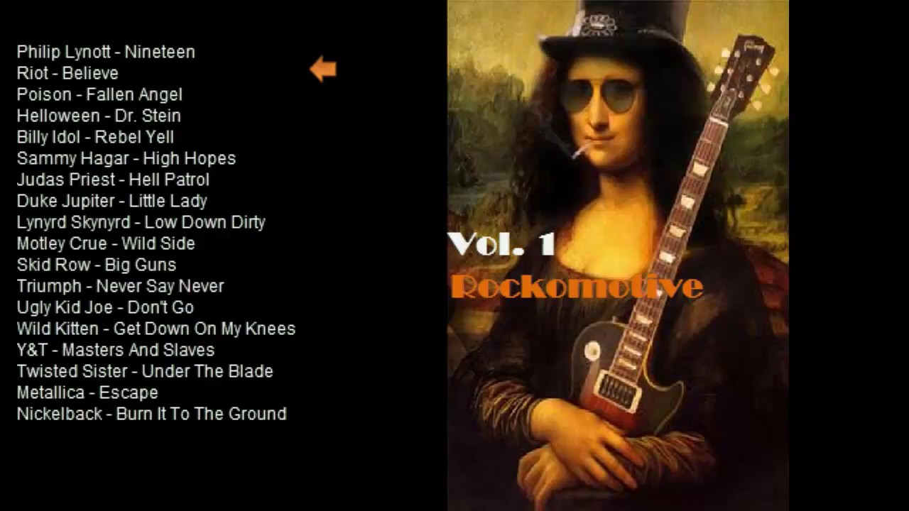 ROCKOMOTIVE VOL 1 Motivational Energetic Power Drive workout Gym Old And New HARD ROCK 