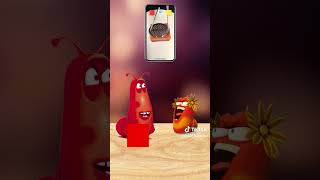 larva yellow vs lavra red food game