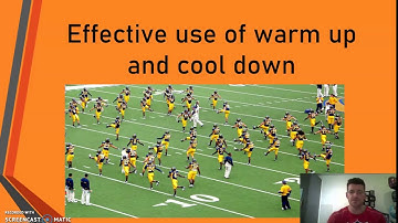 warm up and cool down GCSE PE