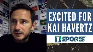 Frank Lampard WAS DELIGHTED with the way Kai Havertz played for Chelsea in the C