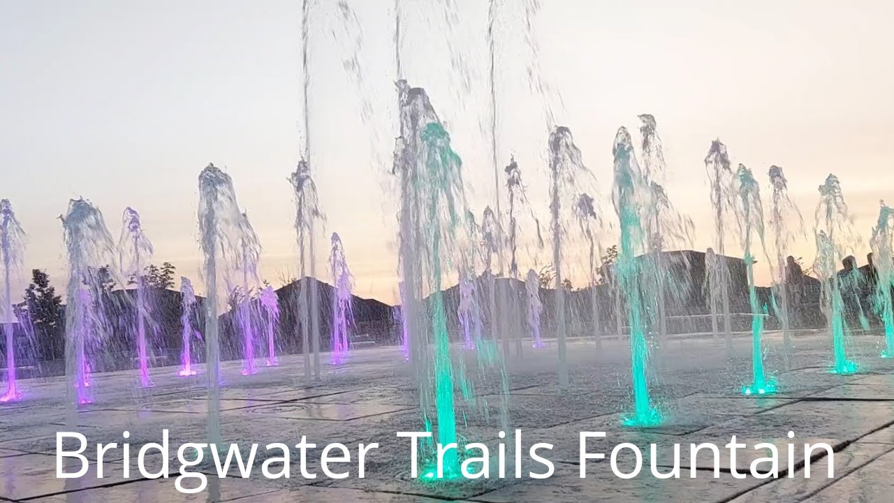 Amazing Bridgwater Trails Fountain Relaxing music with water fountain sounds YouTube