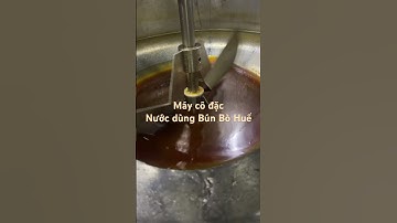 Máy cô đặc nước dùng Bún Bò Huế #fujitank