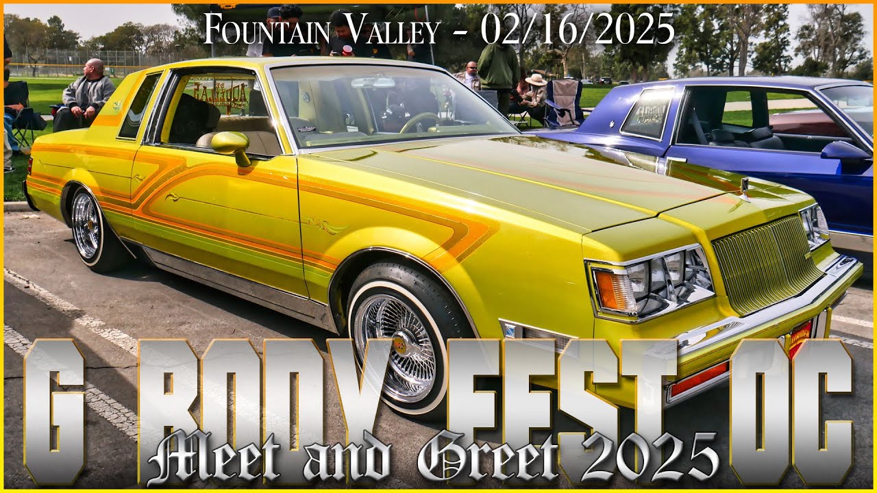 G Body Fest 2025 🔥 Epic Lowrider & G-Body Car Show in Orange County!
