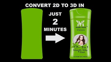 Quick Convert 2d to 3D in Just 2 Minutes  - KingspetDesigns & Tech