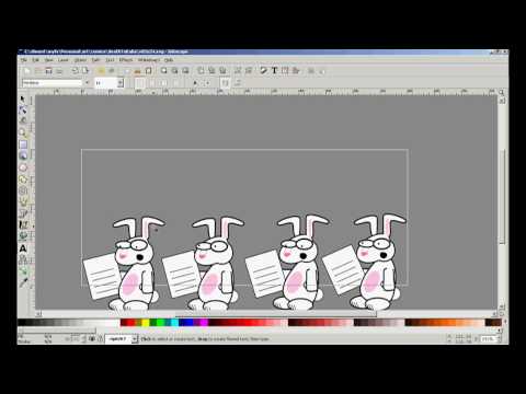 Making a web comic using Inkscape