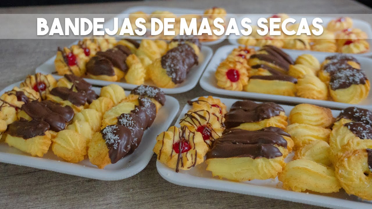 6 BANDEJAS DE MASAS SECAS CON 2 HUEVOS! IDEAL PARA VENDER