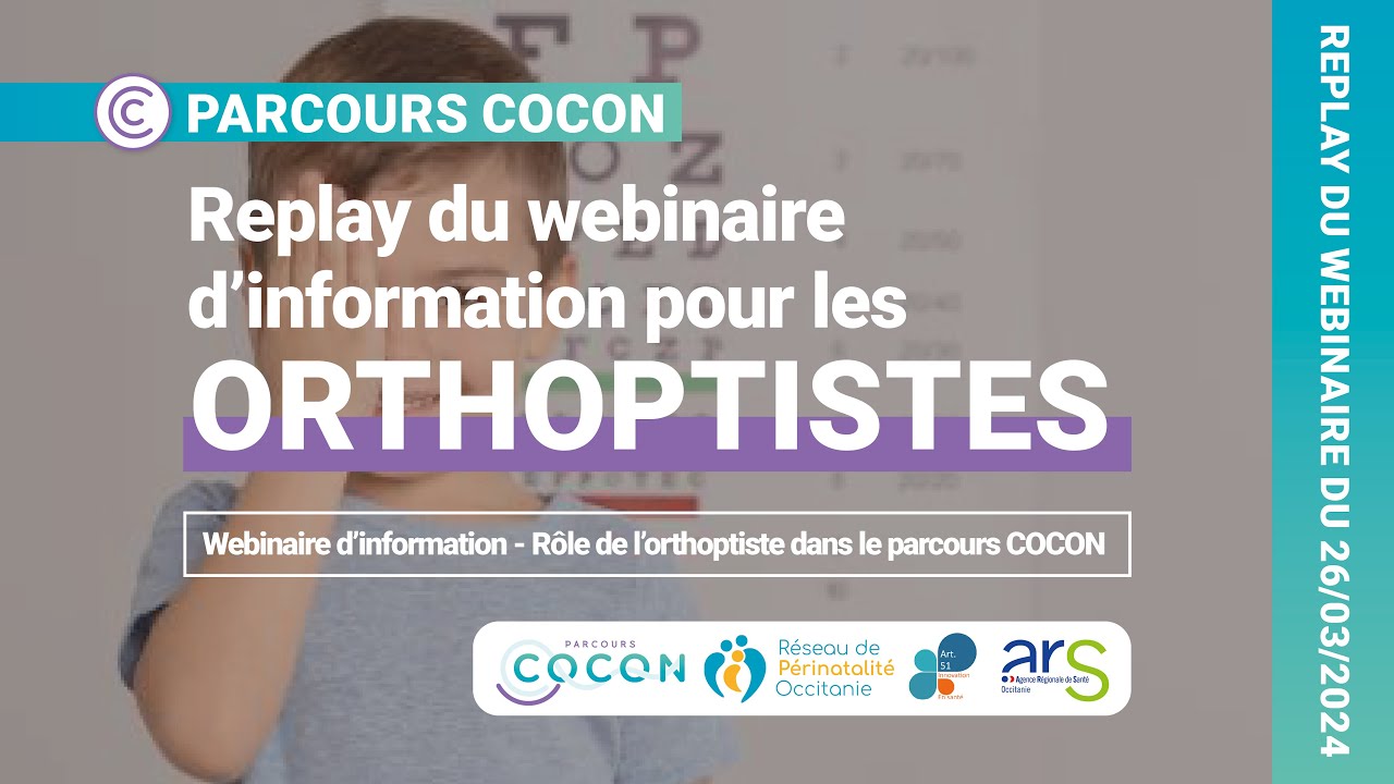 Webinaire Parcours COCON - Informations pour les orthoptistes