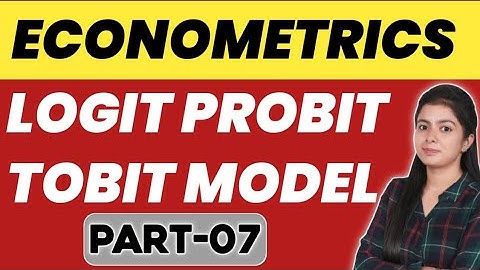 Logit Probit And Tobit Model | Ugc Net Economics Econometrics By Simranjit Kaur Mam