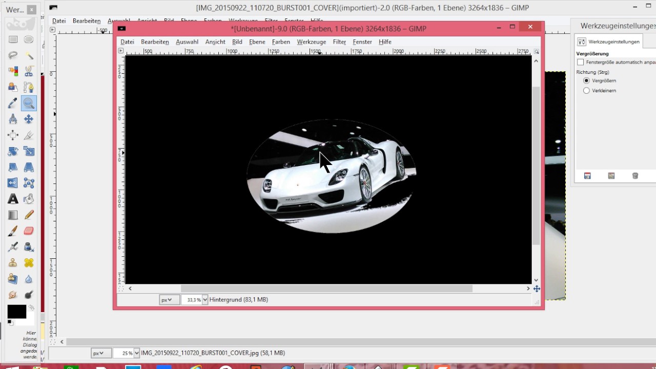 Gimp Ausschneiden Rund Einfugen Gimp Ausschneiden Und Vergrossern Schwarzer Hintergrund Youtube