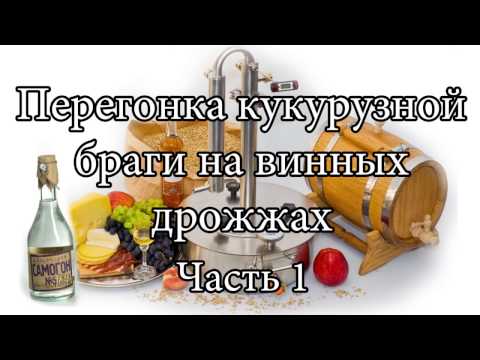 Перегонка браги на винных дрожжах 1