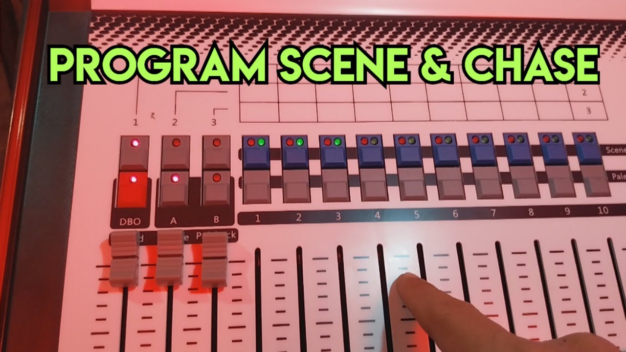 Program Chase And Scene dmx 1024 b - YouTube