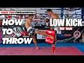 How to Throw a Right Low Kick | Muay Thai Fundamentals