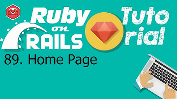 89. Ruby on rails tutorial (Rails App): Home Page
